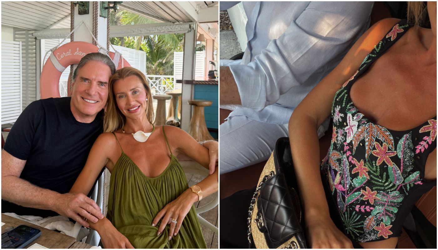 Ana Paula Siebert exibe momentos paradisíacos nas Bahamas com Roberto Justus