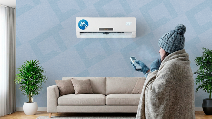 Ar-condicionado ‘só frio’ não esquenta o quarto no inverno; entenda o porquê