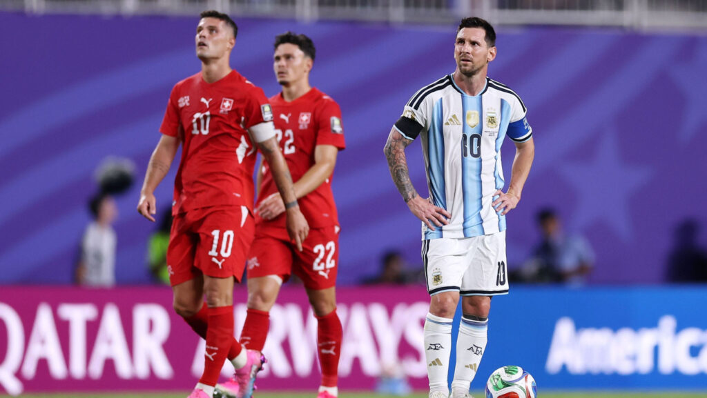 Argentina vence Suíça por 3 a 1 e avança às semifinais da Copa do Mundo