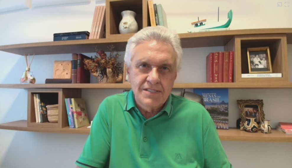 Caiado afirma ser único capaz de derrotar Lula e diz que Flávio está acuado