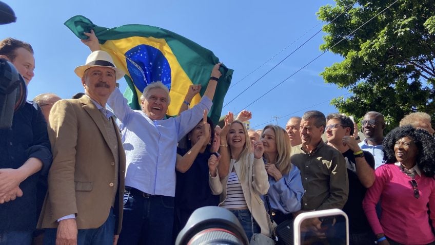 Caiado oficializa chapa e afirma: ‘2026 não será eleição de rejeitados’