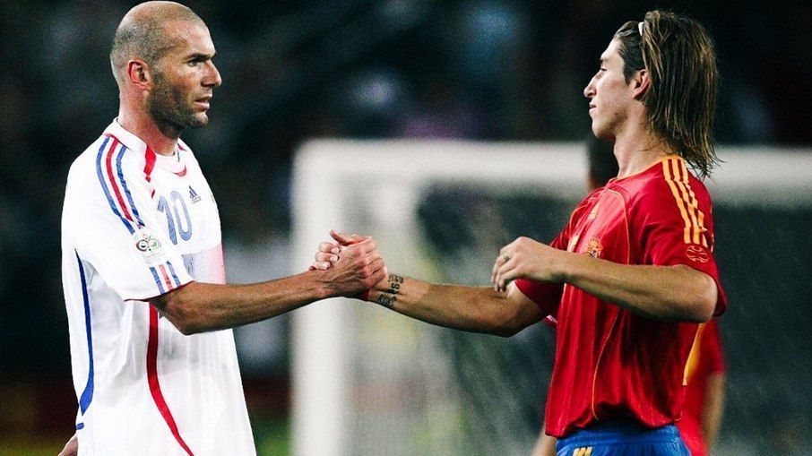 Espanha e França relembram duelo histórico da Copa de 2006