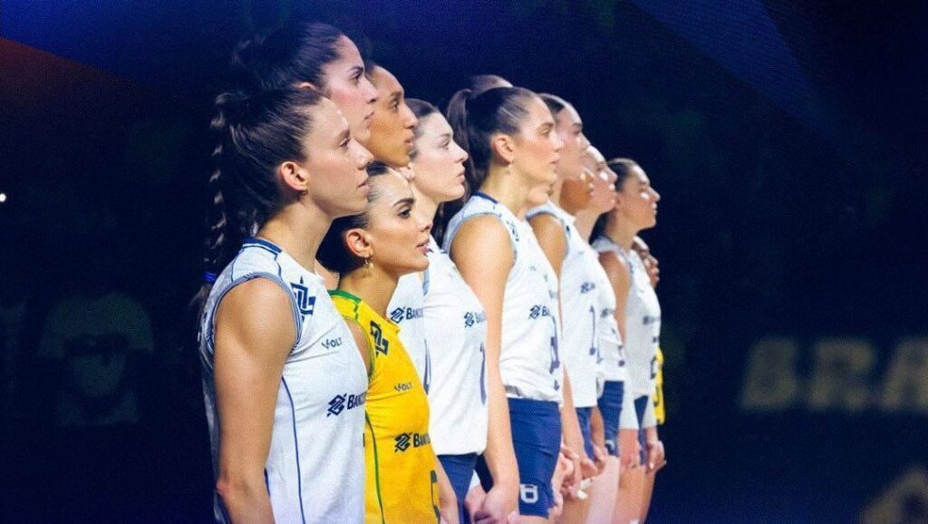 França e Brasil se enfrentam na VNL masculina nesta quarta-feira