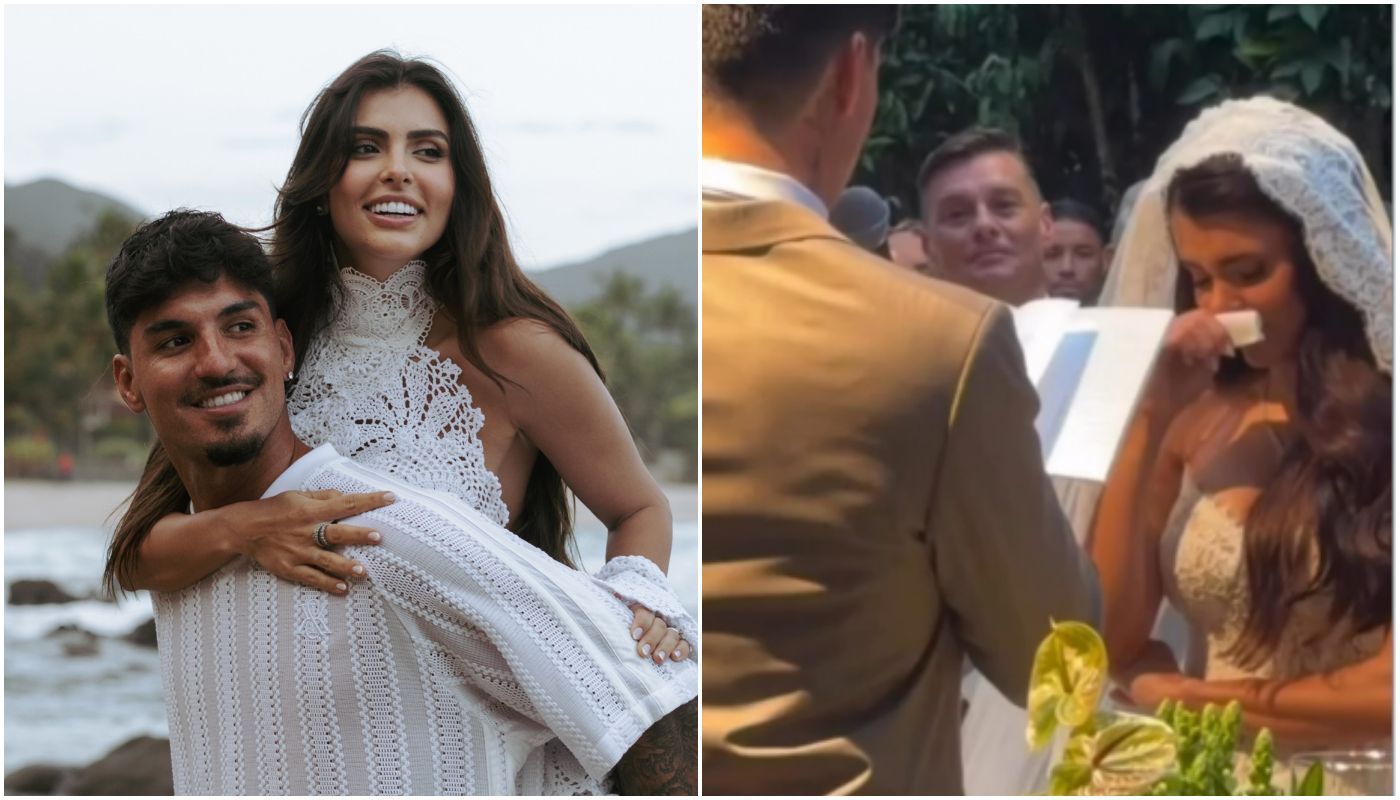 Gabriel Medina anuncia gravidez de Isabella Arantes nos votos