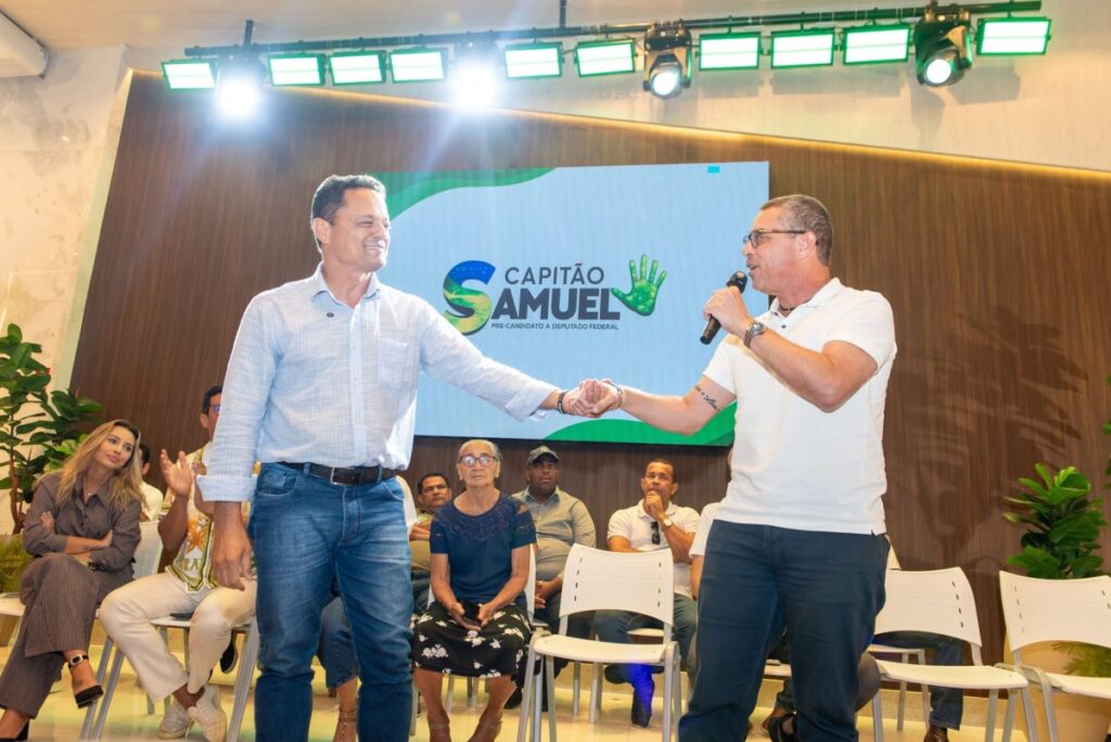 Governador Fábio Mitidieri Recebe Apoio de Capitão Samuel em Evento em Aracaju