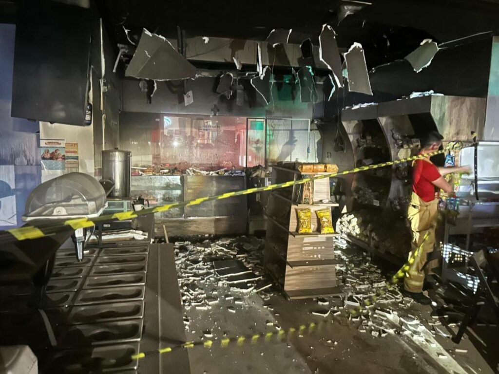 Incêndio atinge padaria no Centro de Itabaiana; danos materiais, mas ninguém se feriu