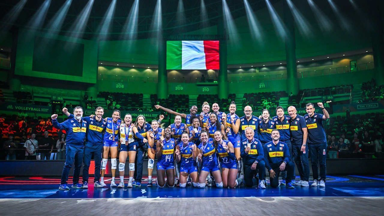 Itália supera China e garante bronze na Liga das Nações