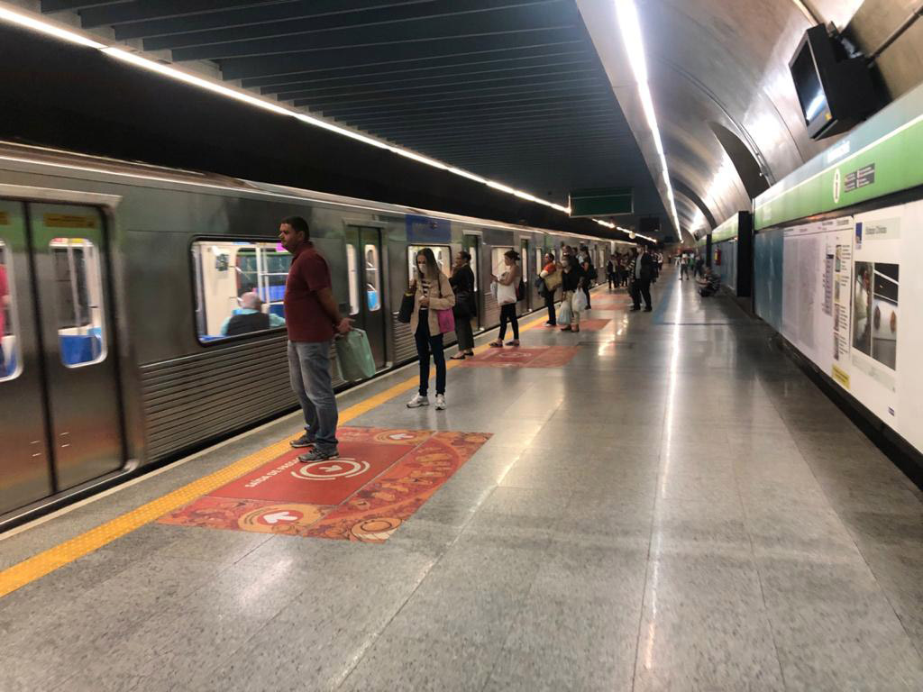 Jogos da Seleção Brasileira diminuem fluxo no transporte público em até 65%