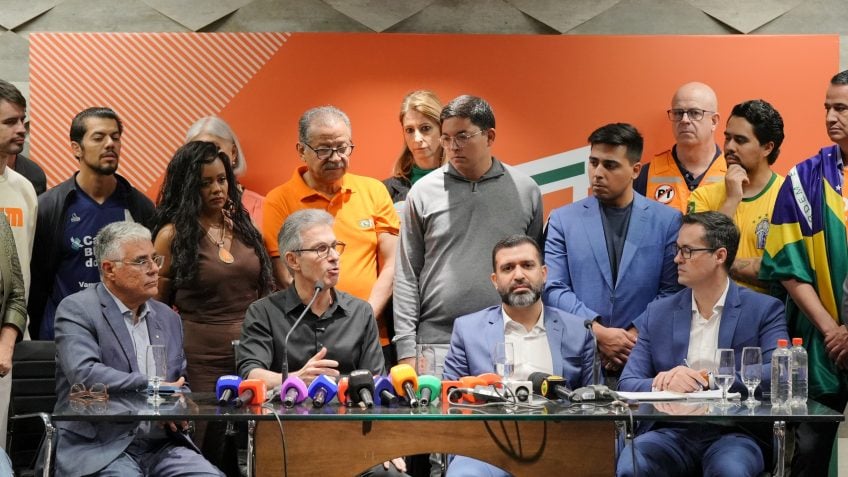 Novo lança Romeu Zema à Presidência em evento em Brasília