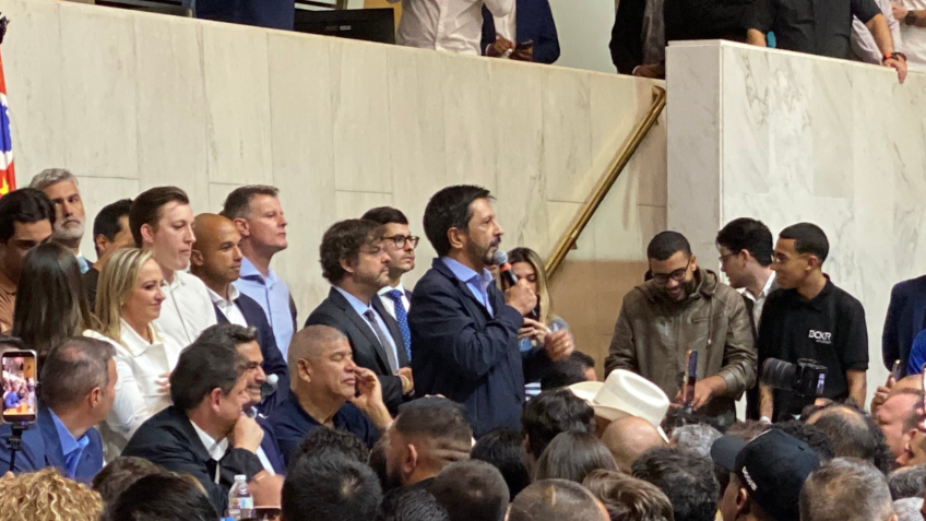 Nunes afirma que Flávio Bolsonaro resgatará soberania nacional se eleito