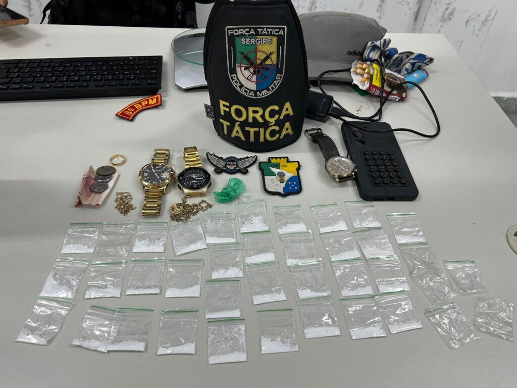 PM prende homem com cocaína durante operação na Zona Norte