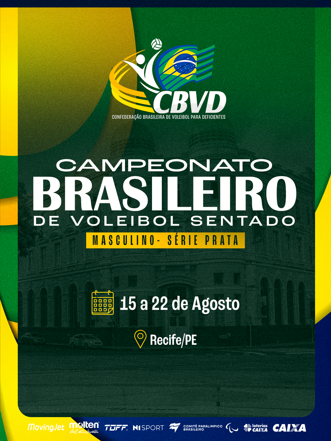Campeonato Brasileiro de Vôlei Sentado Série Prata reúne oito equipes em Recife
