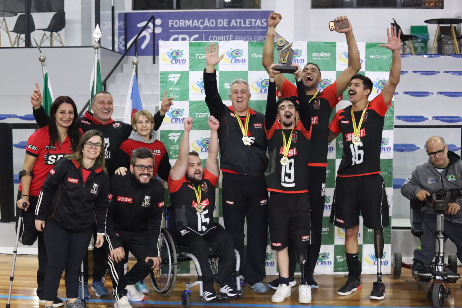 SESI Suzano conquista ouro no Campeonato Brasileiro de Vôlei Sentado Sub-23