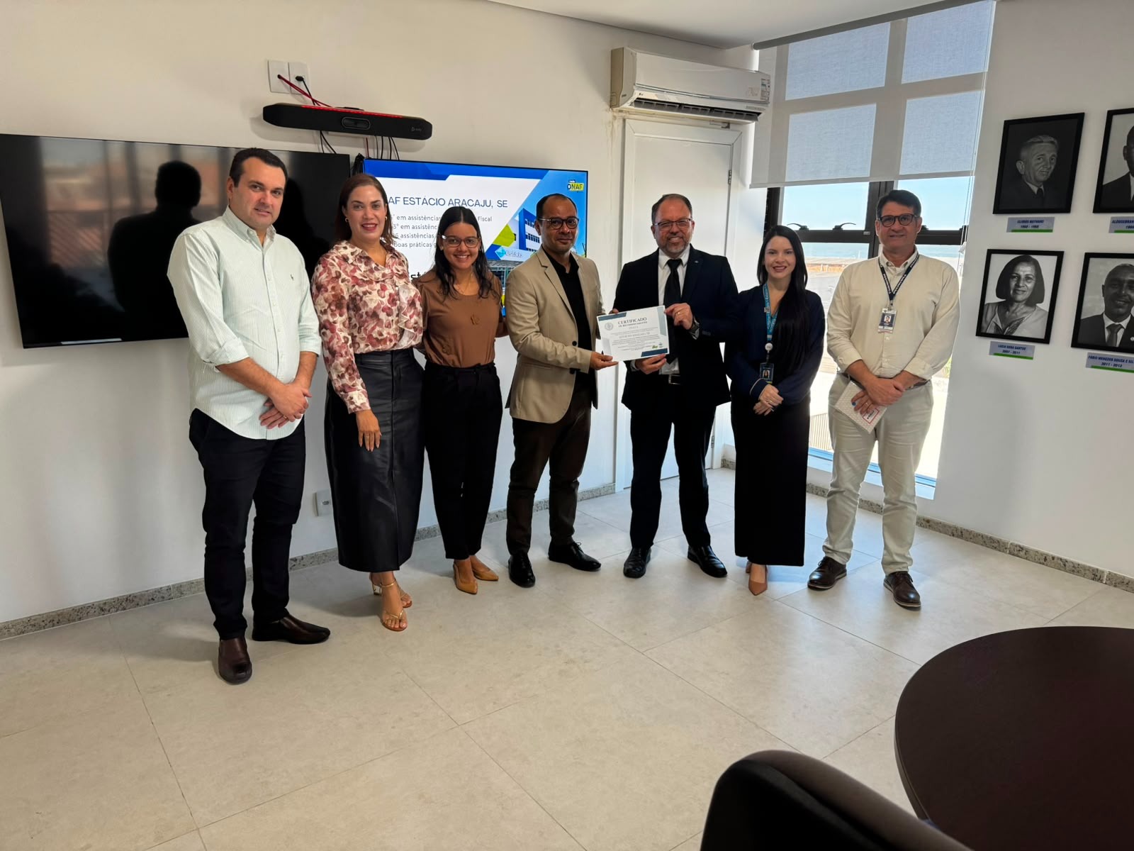 NAF da Estácio Sergipe recebe Certificação Prata da Receita Federal