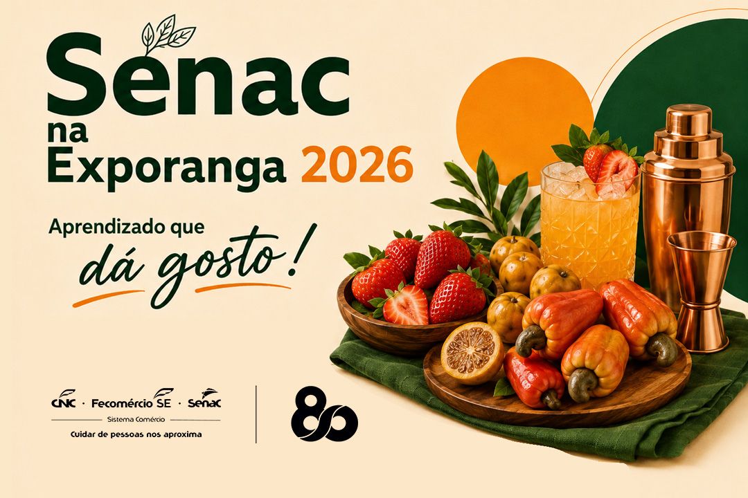 Senac leva técnicas de coquetelaria regional e qualificação profissional para a 3ª Exporanga