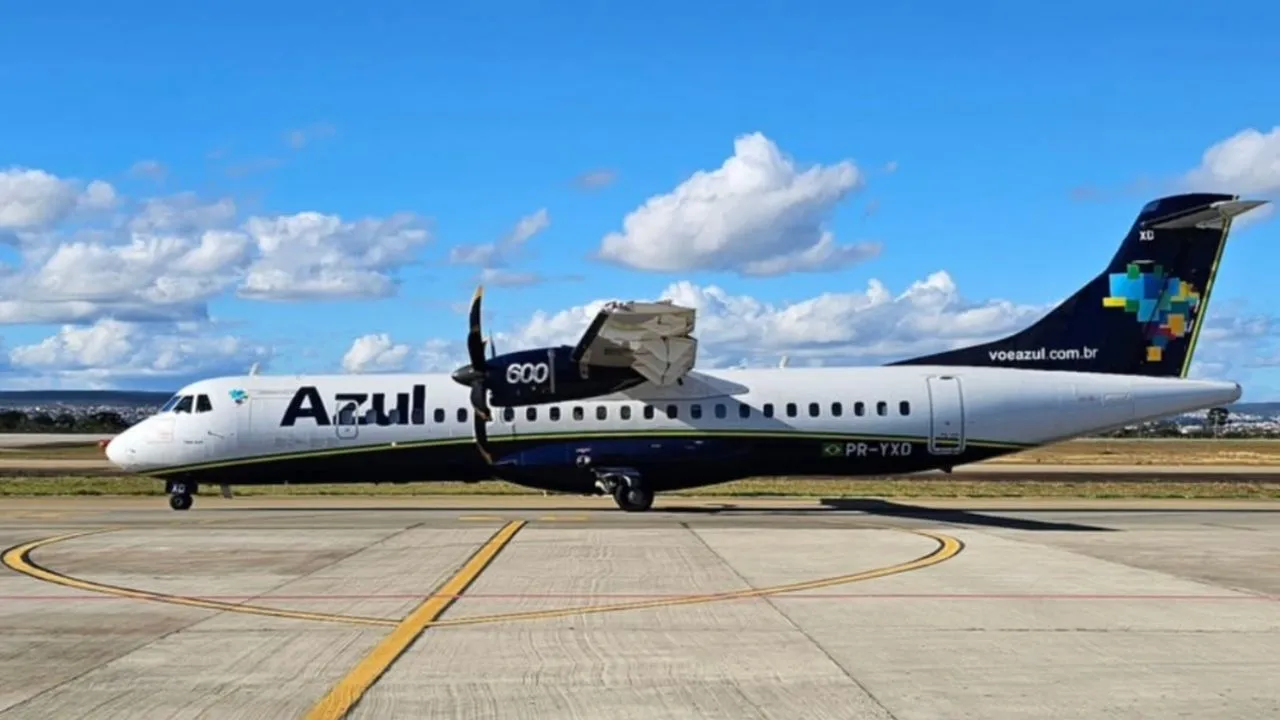 Azul passa a operar 10 voos semanais entre Vitória da Conquista e BH