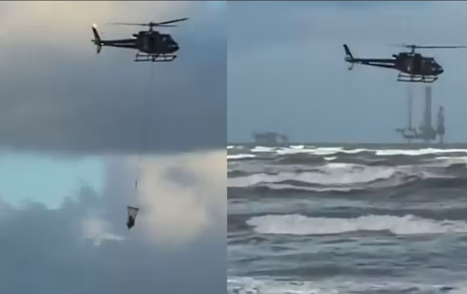 Bombeiros fazem buscas por jovem desaparecido no mar de Aracaju