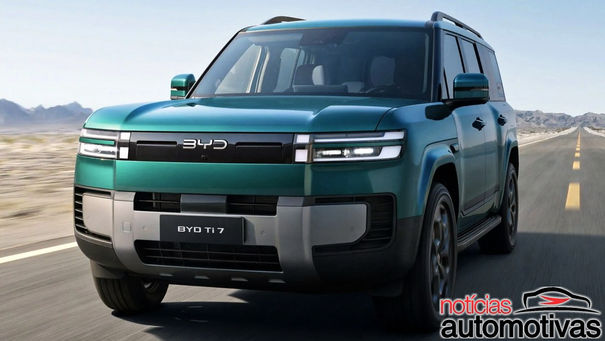 BYD lança Ti 7 e ameaça Land Rover com preço menor na China