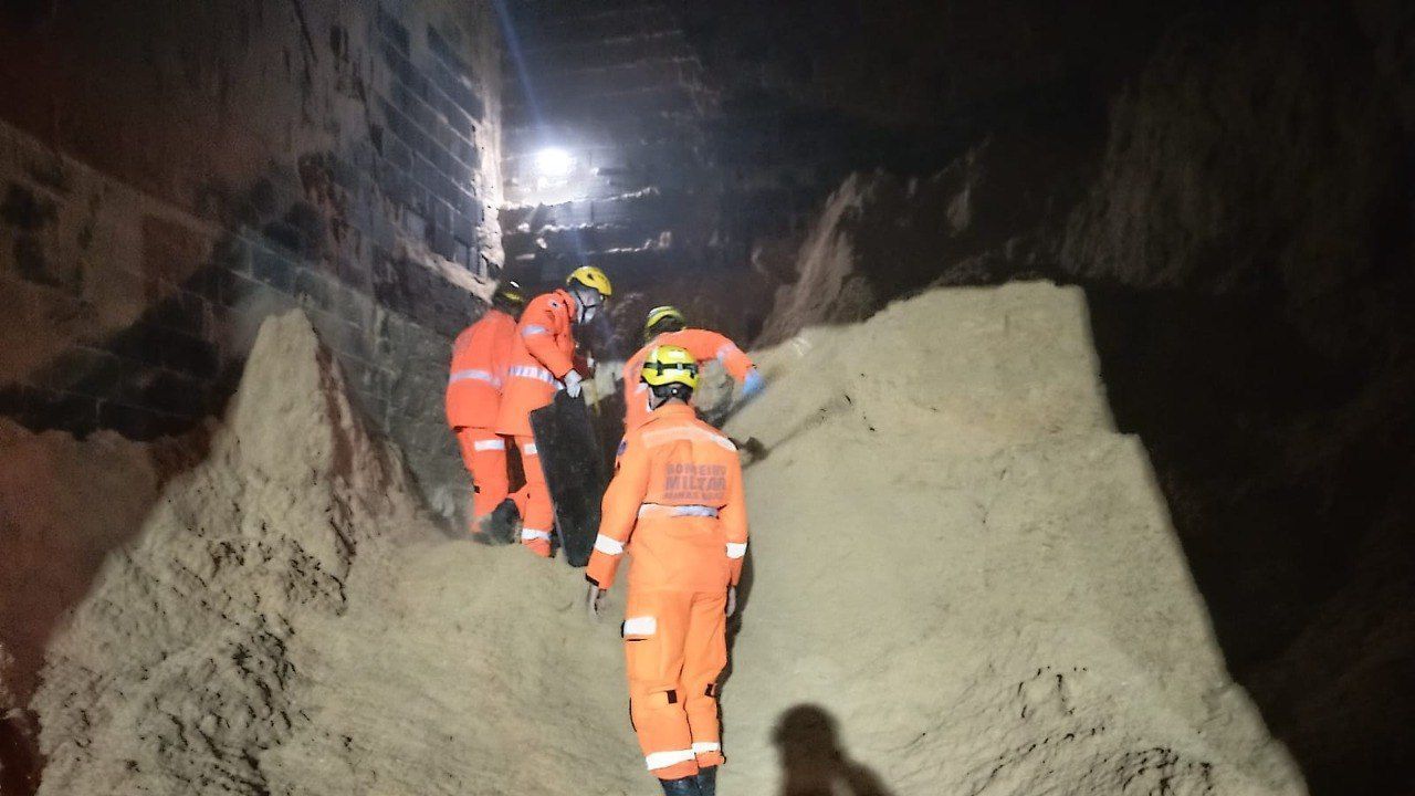 Cabo rompe e elevador despenca em Camboriú; 1 morto e 1 ferido