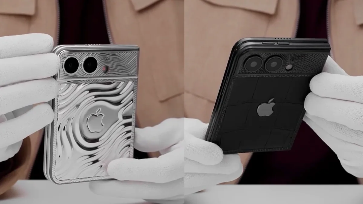 Caviar abre pré-venda de iPhone dobrável de luxo por R$97 mil