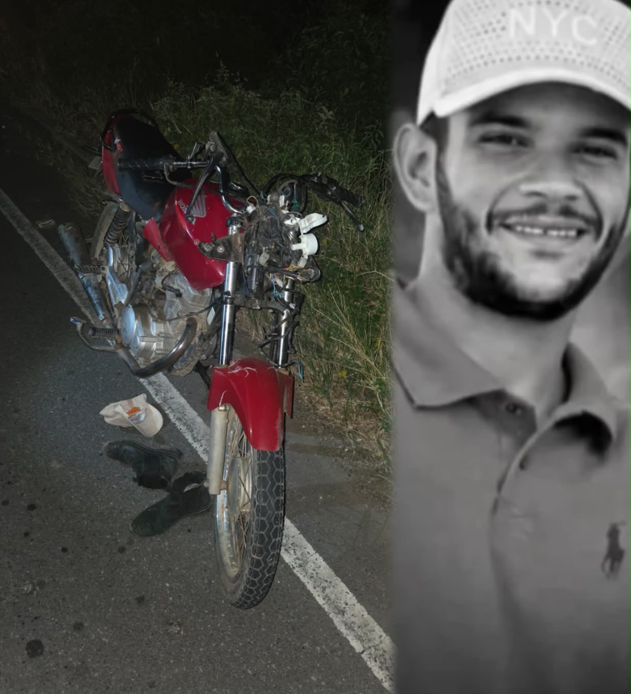 Colisão com cavalo mata motociclista de 22 anos na SE-317