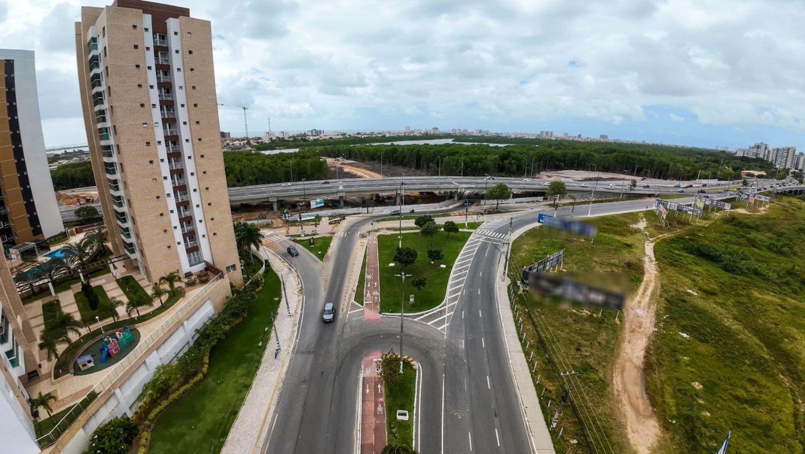 Fecham retorno na Tancredo Neves para acelerar obras do Complexo Viário