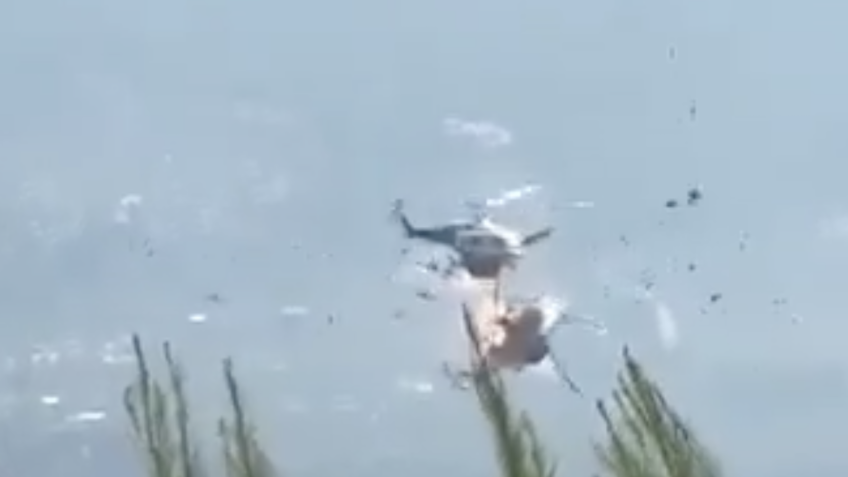 Helicópteros de combate a incêndios colidem perto de Atenas