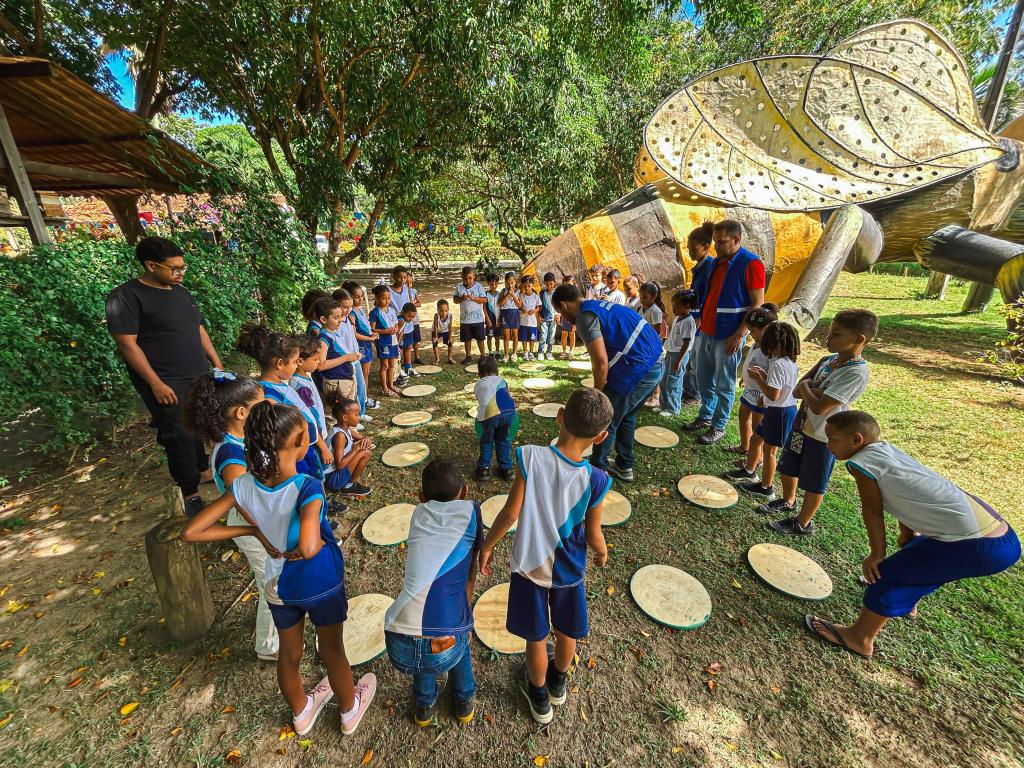 Horto Municipal de Aracaju recebe alunos em ação de educação ambiental