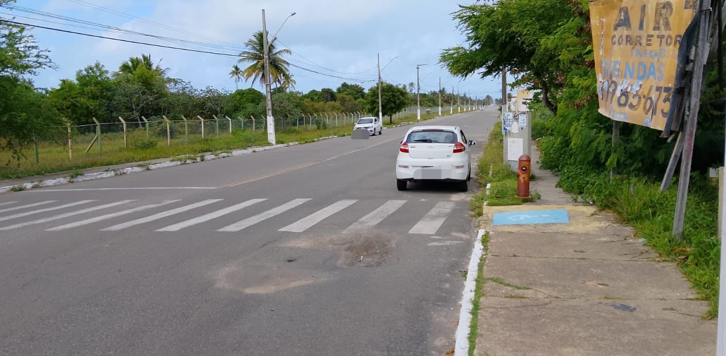 Ciclista fica ferido após ser atingido por carro na Rodovia SE-050, em Aracaju