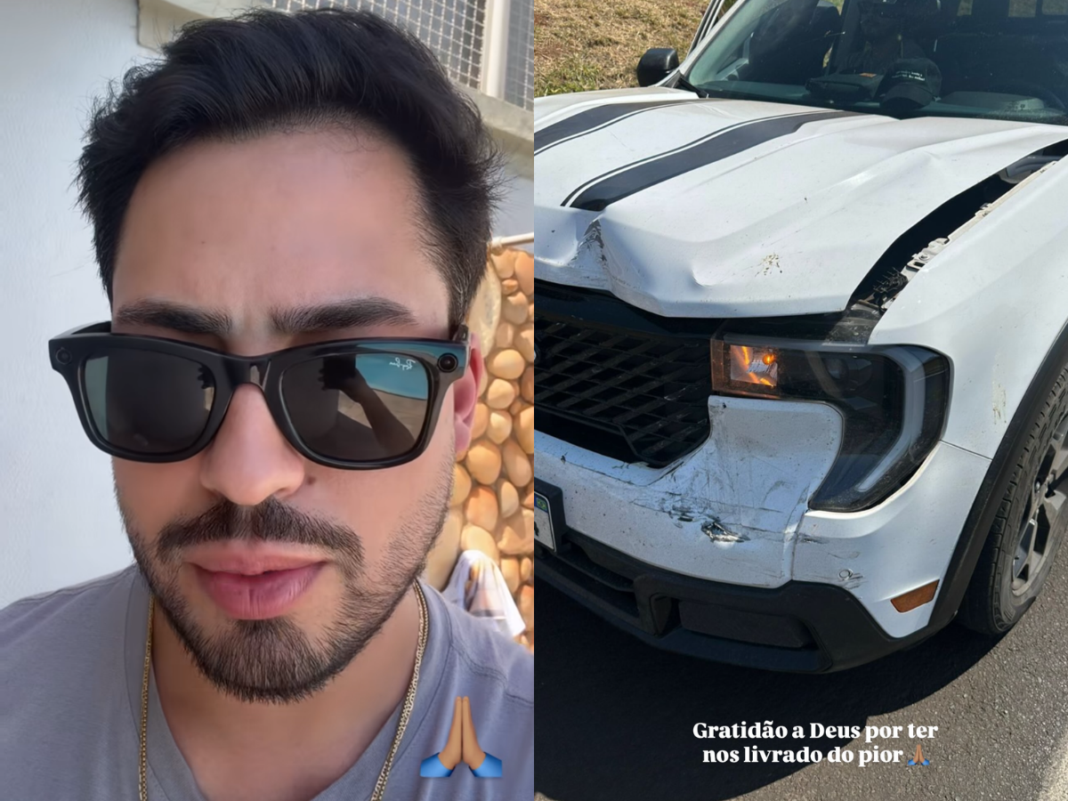 Matheus Vargas se envolve em acidente na saída de Barretos e tranquiliza fãs