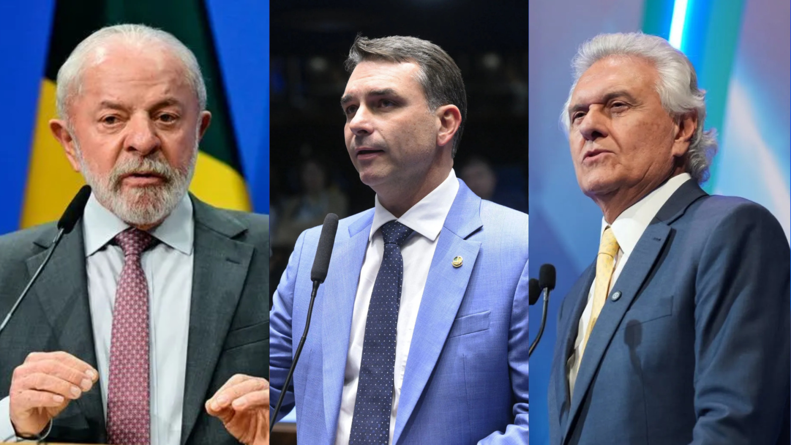 Nexus/BTG: Lula empata com Flávio Bolsonaro e Caiado