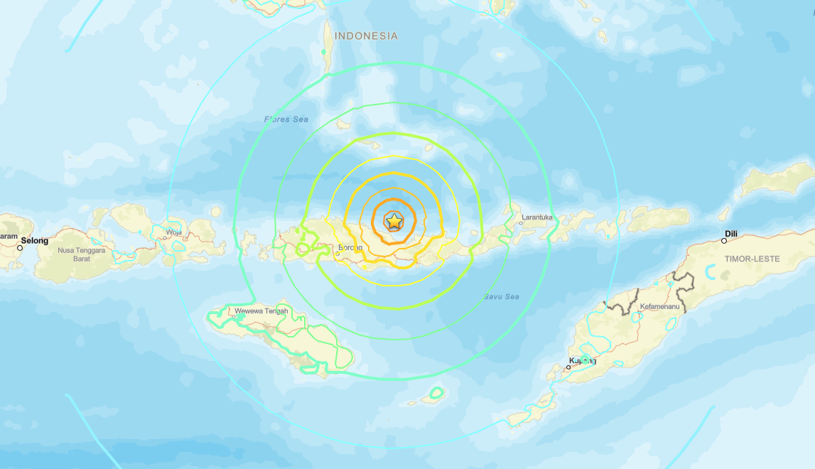 Tremor de até 7,7 abala Flores (Indonésia) e acende alerta para tsunamis