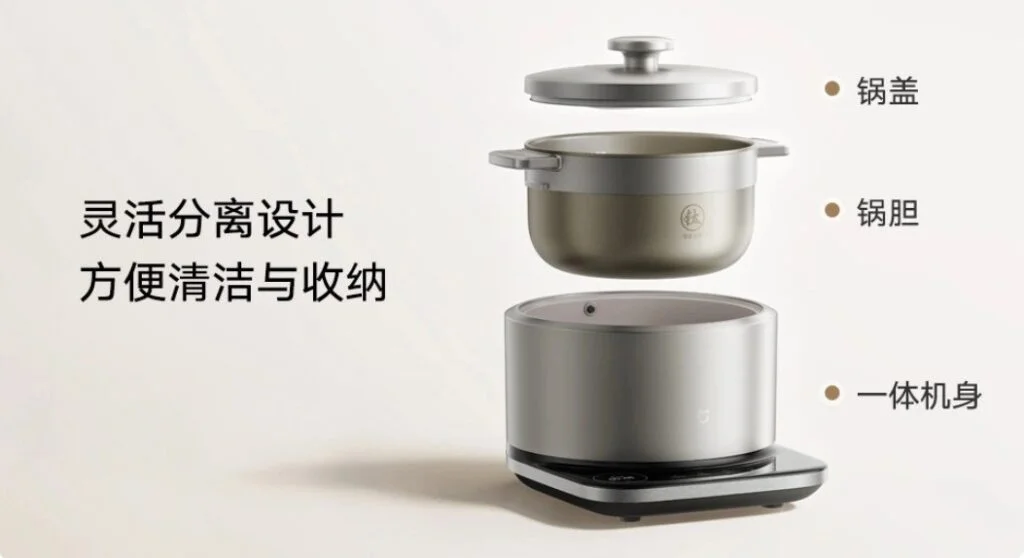 Xiaomi estreia panela Mijia Smart IH com cuba removível e modular
