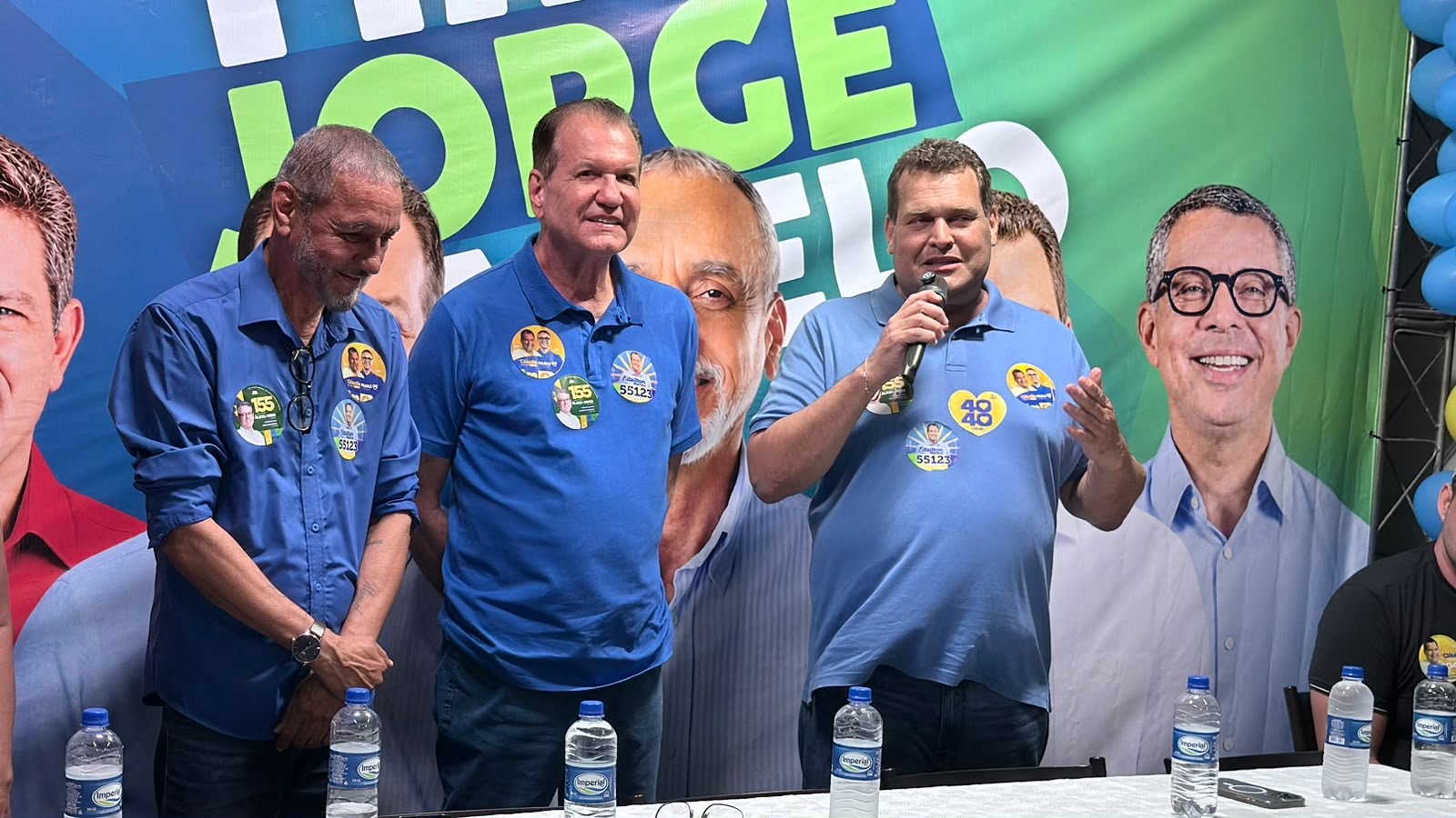 Jorge Rabelo e Rogério de Seu Lau reafirmam apoio a Cláudio Mitidieri na Barra dos Coqueiros