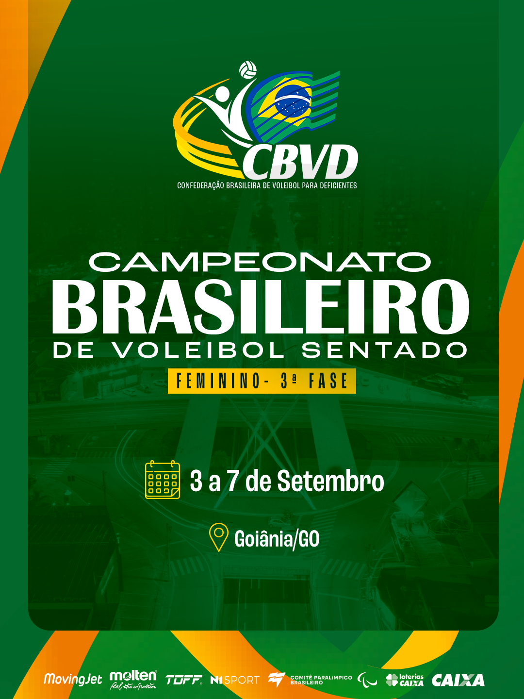Campeonato Brasileiro de Vôlei Sentado Feminino reúne seis equipes em Goiânia