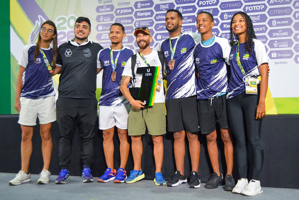 UFS conquista oito pódios nos Jogos Universitários Brasileiros em Goiás