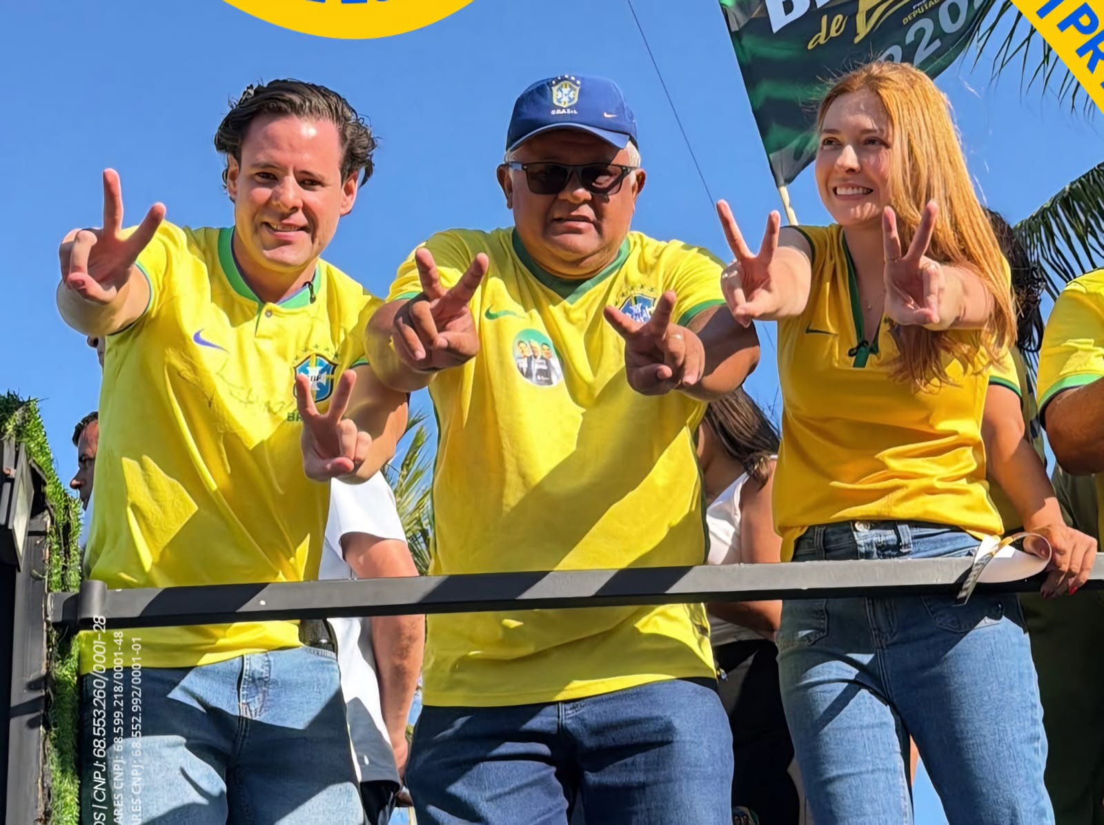 Pastor Zé Carlos participa de carreata contra Lula e Moraes que reúne centenas de apoiadores em Aracaju