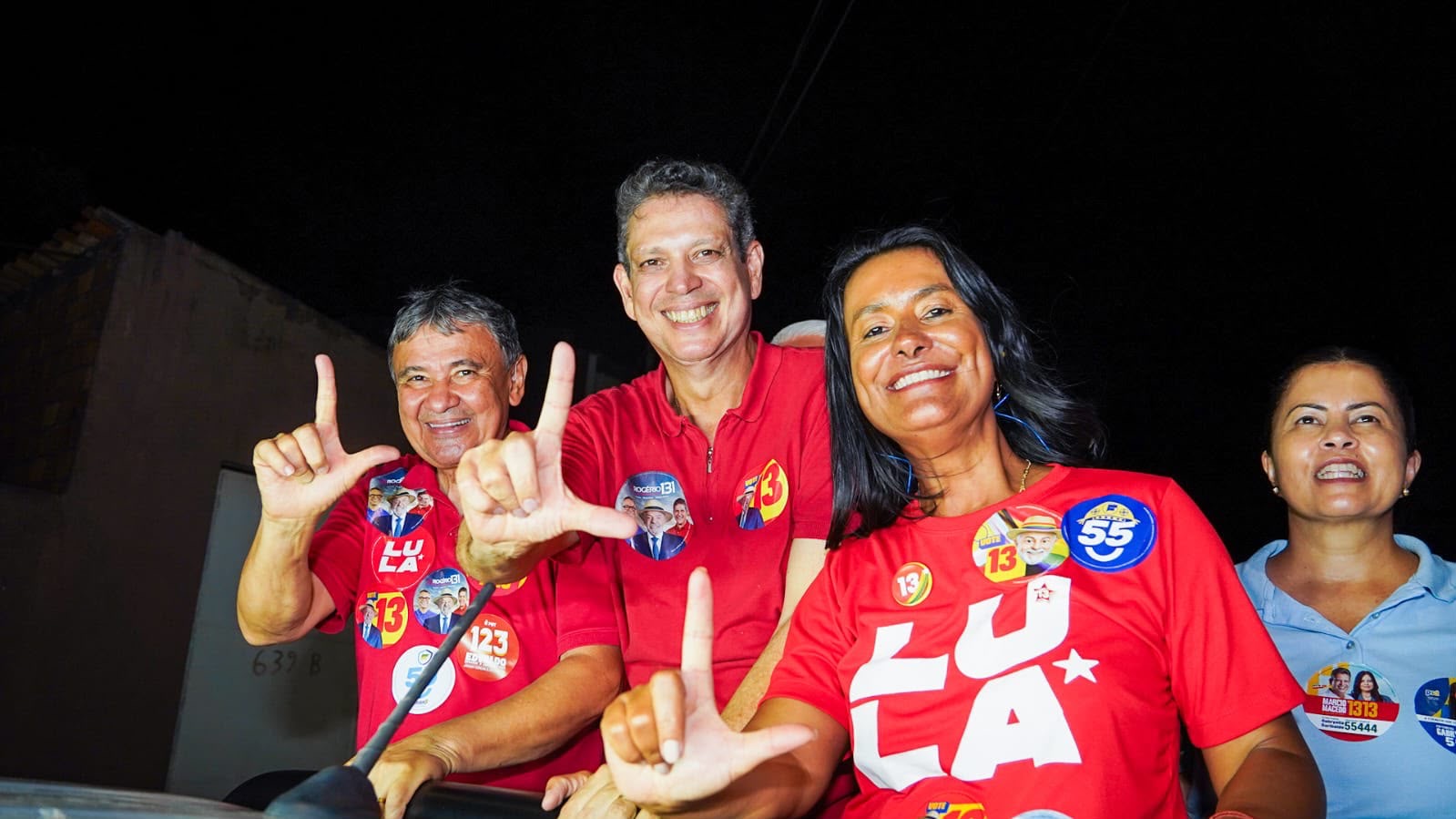 Wellington Dias participa de carreata ao lado de Márcio Macêdo e Eliane Aquino em Aracaju