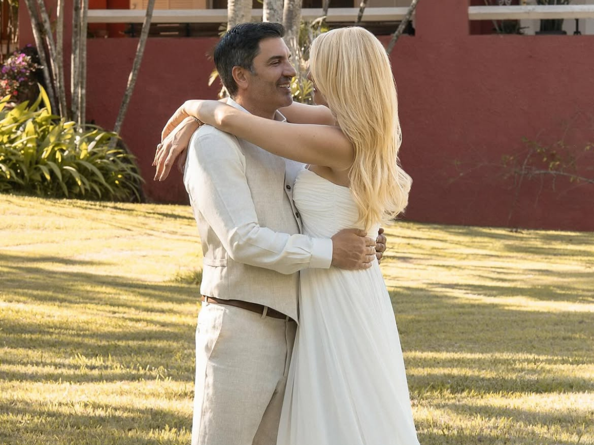 Ana Hickmann e Edu Guedes celebram união religiosa em fazenda com 150 convidados