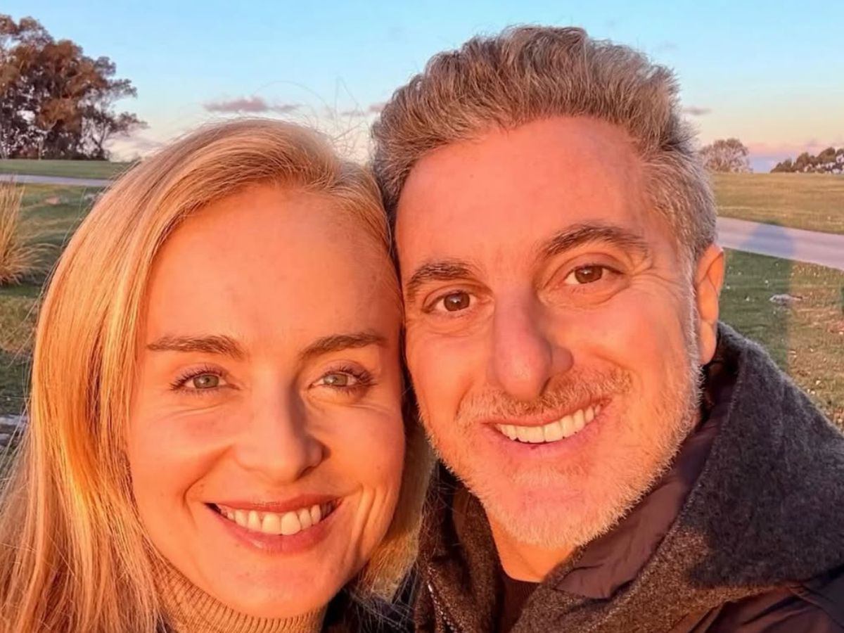 Angélica emociona ao homenagear Luciano Huck com carrossel familiar