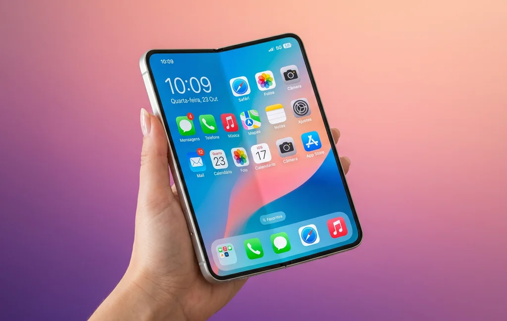 Apple escolhe iPhone Duo para seu primeiro celular dobrável