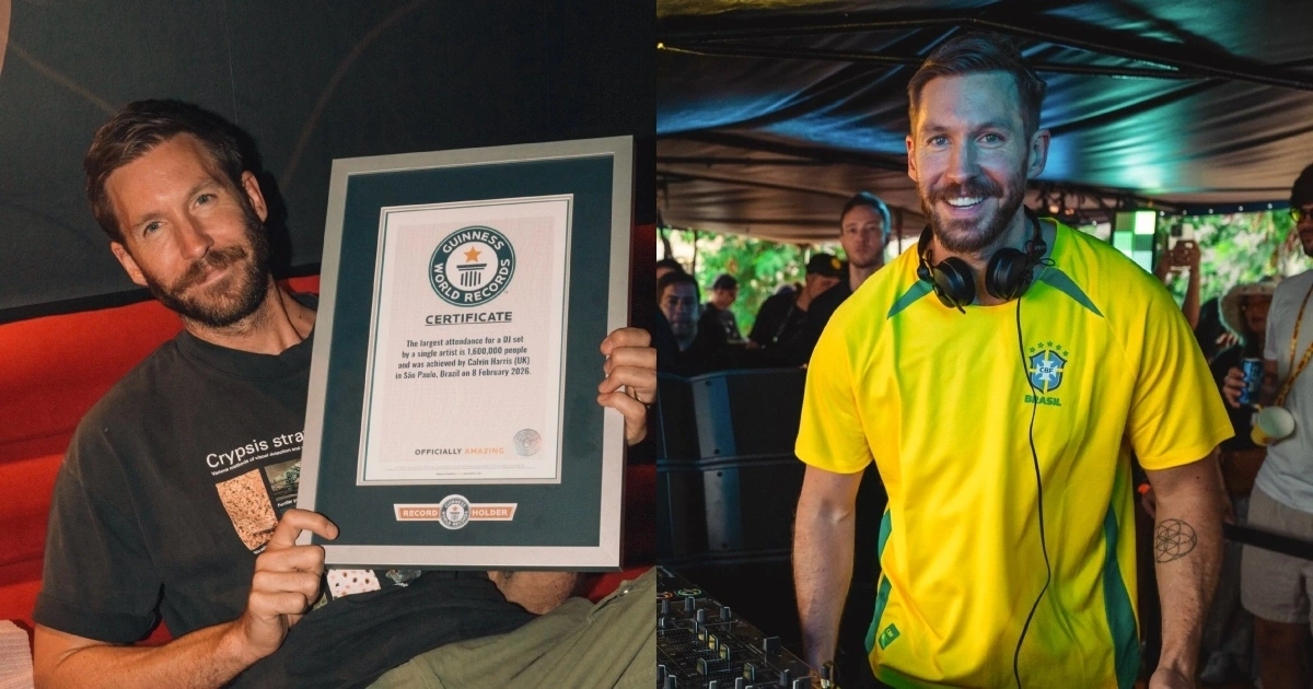 Calvin Harris bate recorde com 1,6 milhão na Rua da Consolação