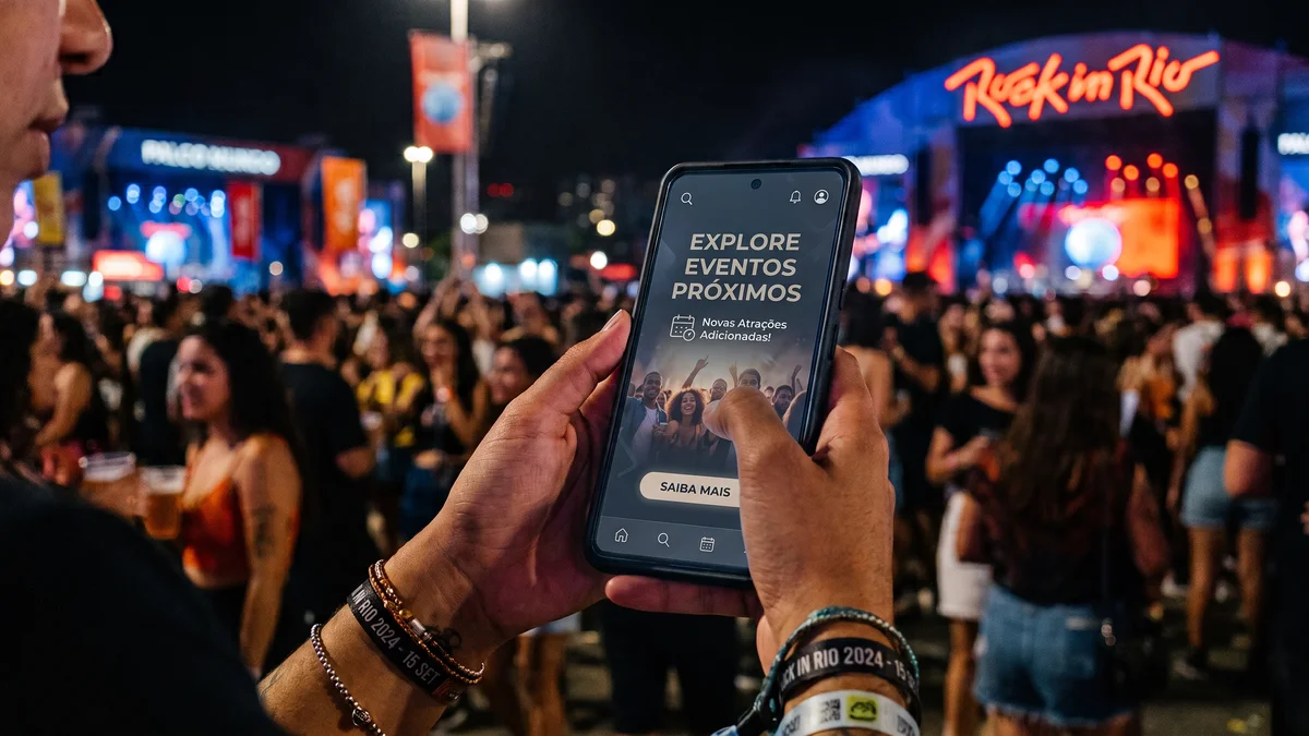 Como marcas usam mobile em eventos como Rock in Rio para reforçar campanhas