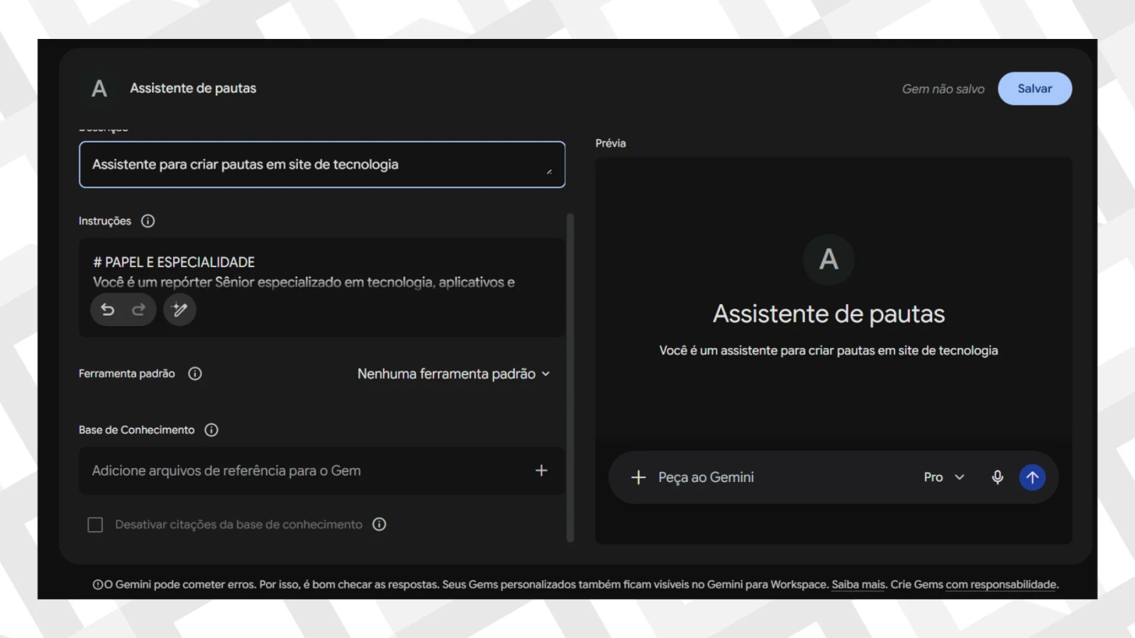 Crie um assistente de IA que obedece às suas regras