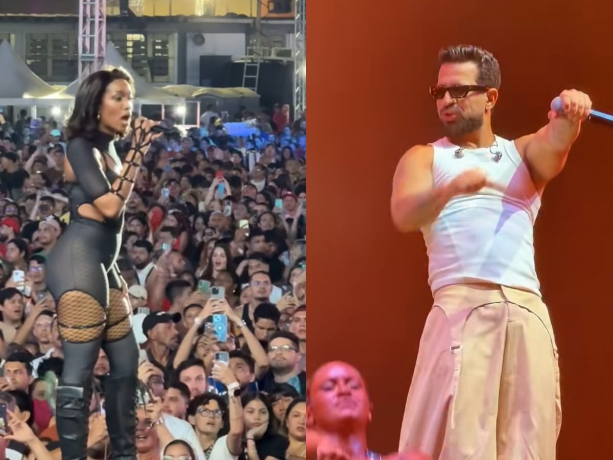 Dennis DJ e Iza lotam Centro Histórico em noite vibrante do Sou Manaus