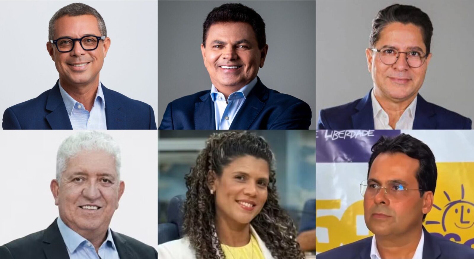 Conheça os 6 candidatos que disputam o Governo de Sergipe nas Eleições 2026