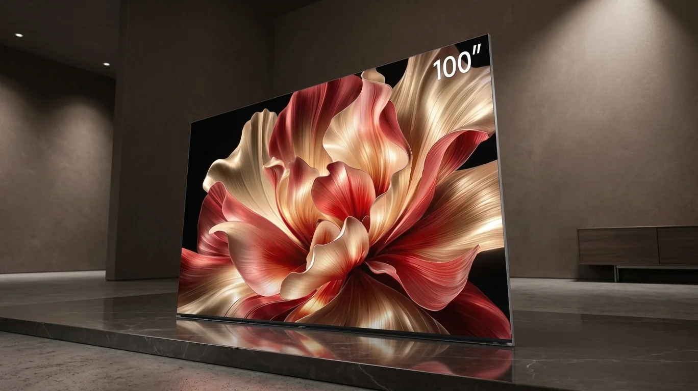 Hisense apresenta U7T Pro: TV 4K de até 100″ com áudio Devialet e 180 Hz