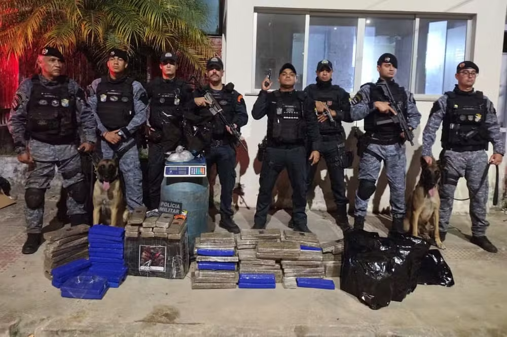 Operação no Povoado Mussuca: Polícia Militar apreende cerca de 100 kg de maconha em Laranjeiras