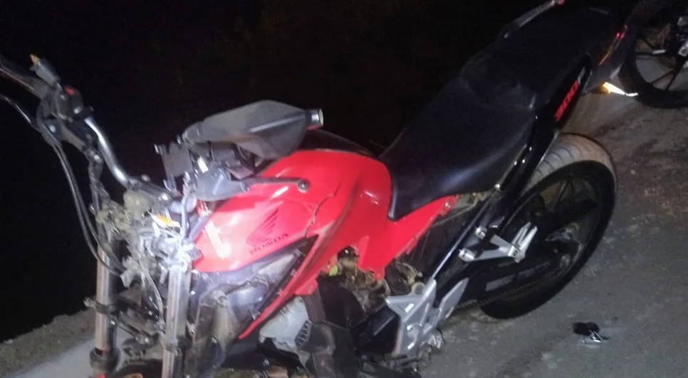 Motociclista fica ferido após colidir com boi em Propriá