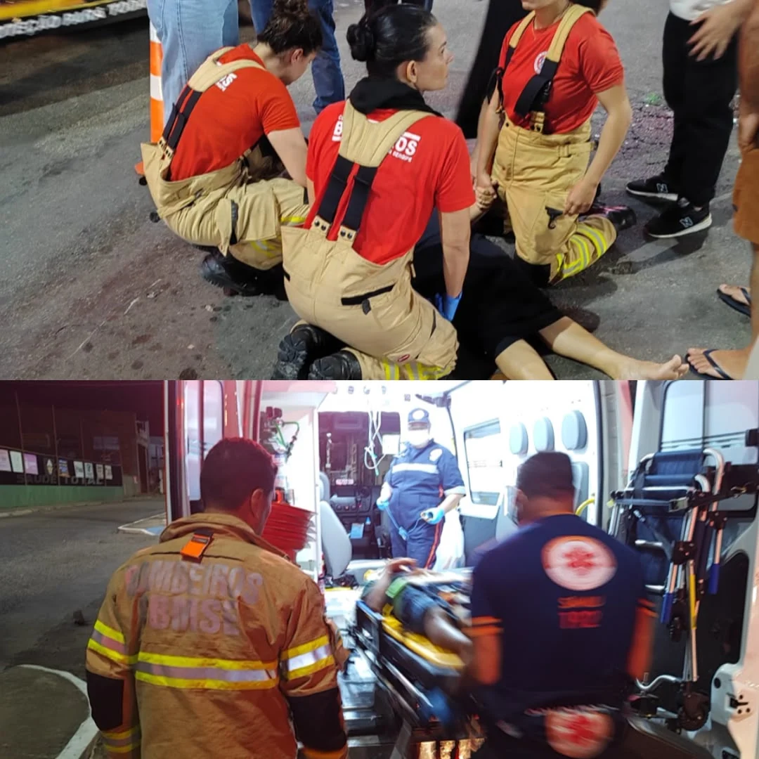 Dois acidentes de moto deixam pelo menos três feridos em Itabaiana